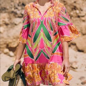 Tropical Beaded Caftan